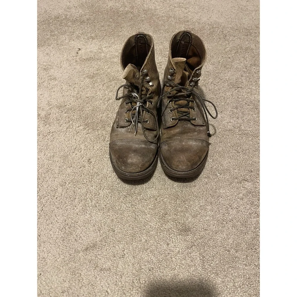 Red Wing Iron Ranger 8113 Hawthorne Muleskinner roughout boot, mens 10EE